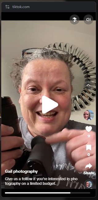 Introducing myself on TikTok