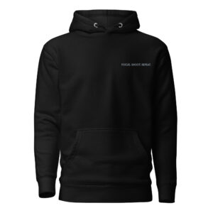 Focus. Shoot. Repeat. Unisex Hoodie